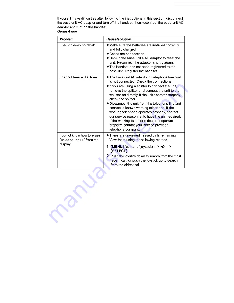 Panasonic KX-TG8231B Service Manual Download Page 25