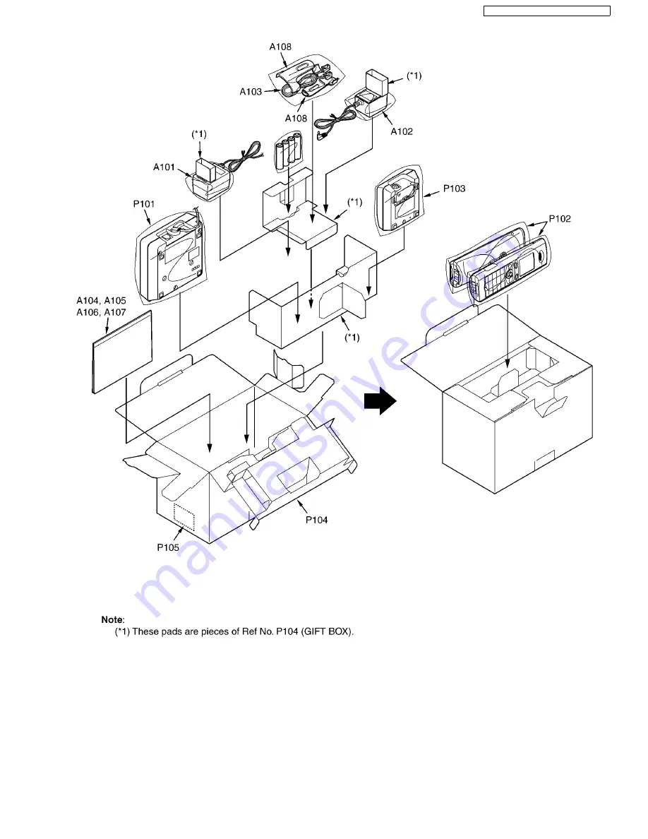 Panasonic KX-TG8231B Service Manual Download Page 91