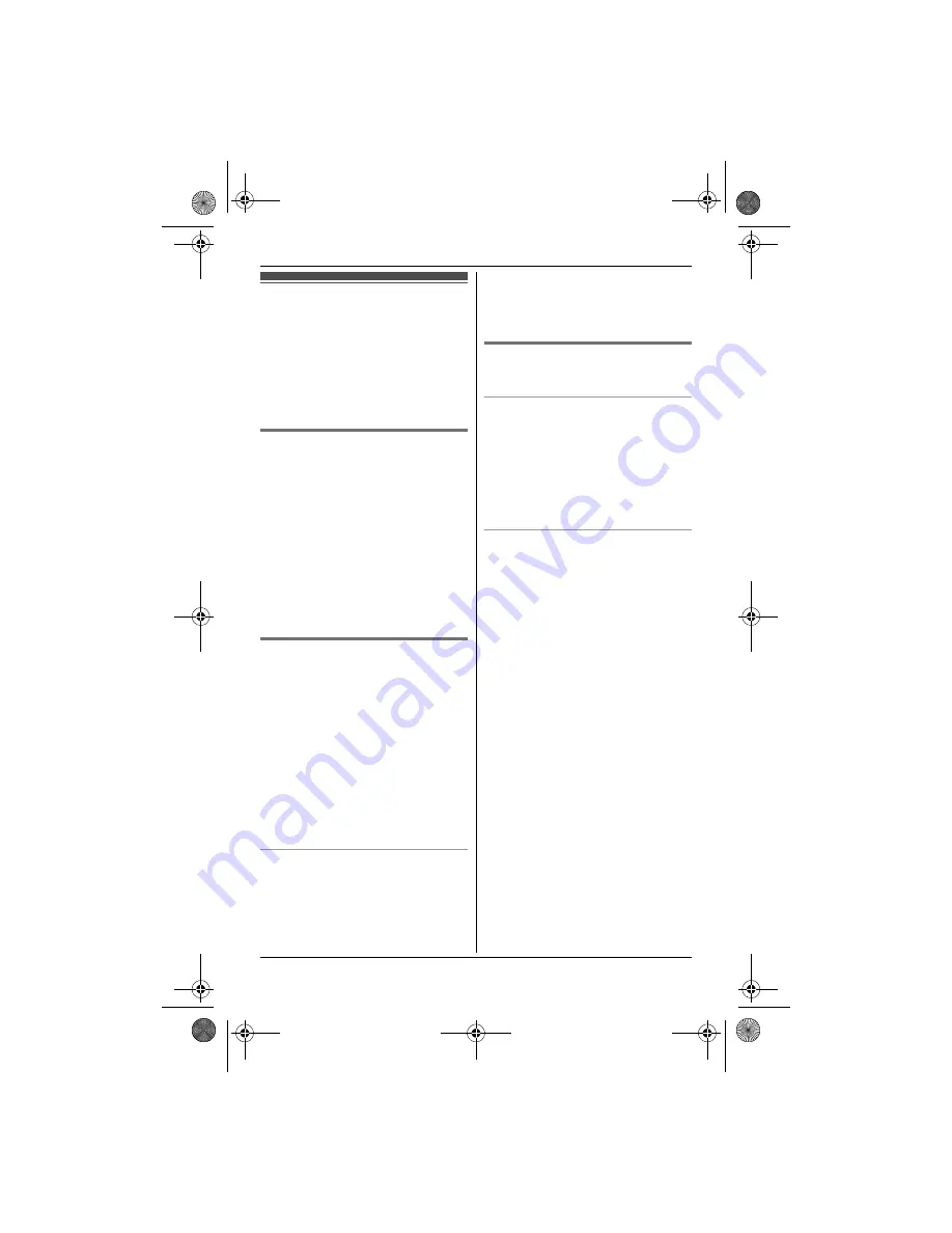 Panasonic KX-TG8280FX Скачать руководство пользователя страница 22