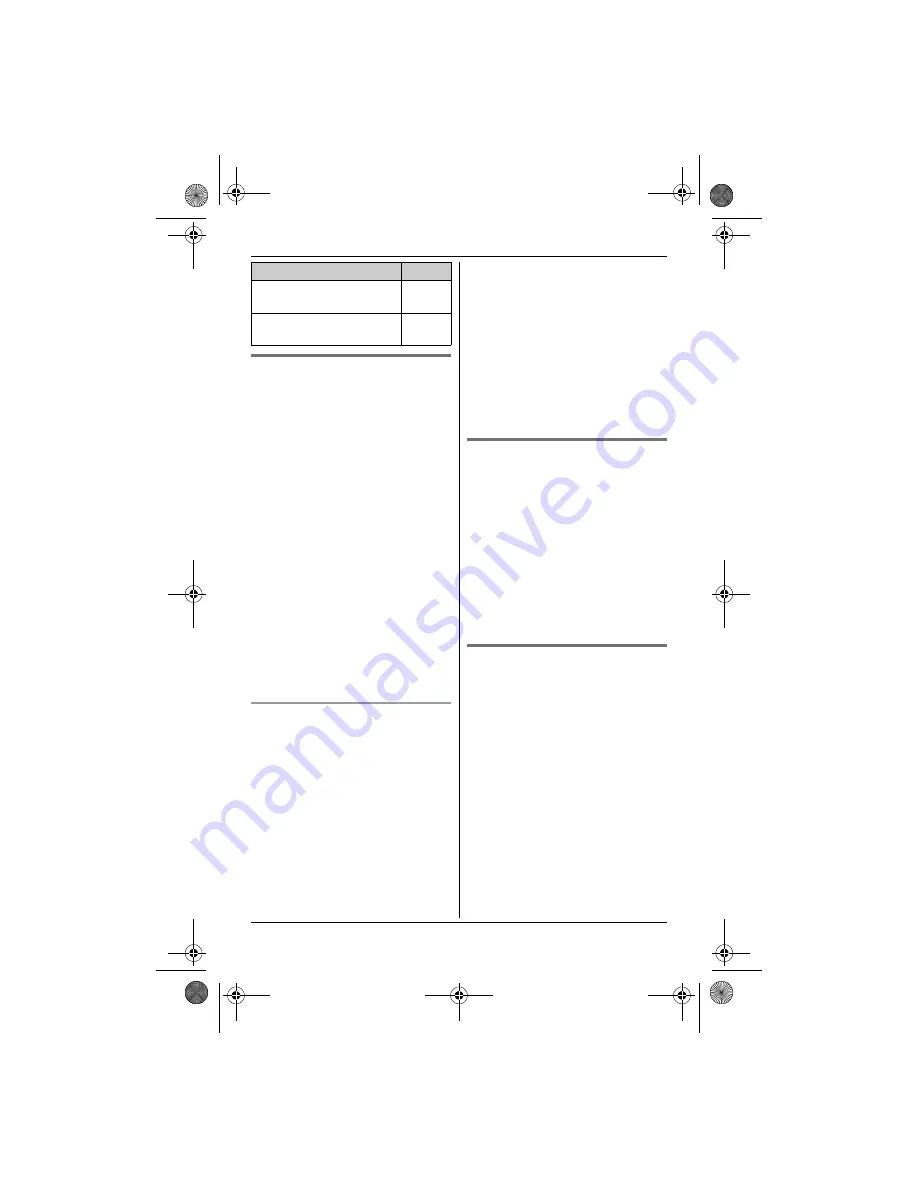 Panasonic KX-TG8280FX Operating Instructions Manual Download Page 42