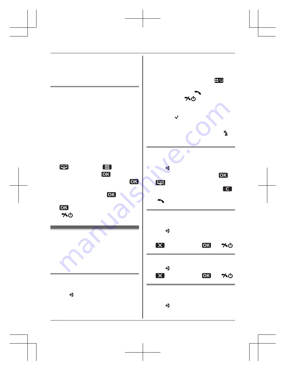 Panasonic KX-TG8561E Operating Instructions Manual Download Page 40