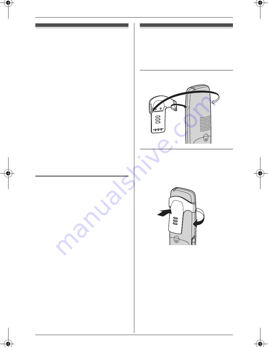 Panasonic KX-TGA101 Скачать руководство пользователя страница 4