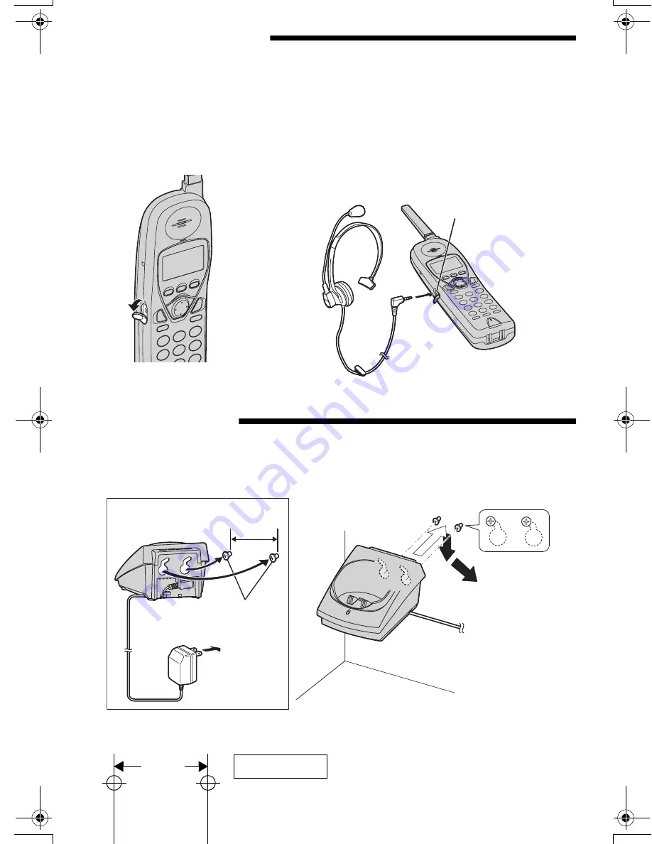 Panasonic KX-TGA290B - 2.4 GHz FHSS GigaRange Cordless... Скачать руководство пользователя страница 4