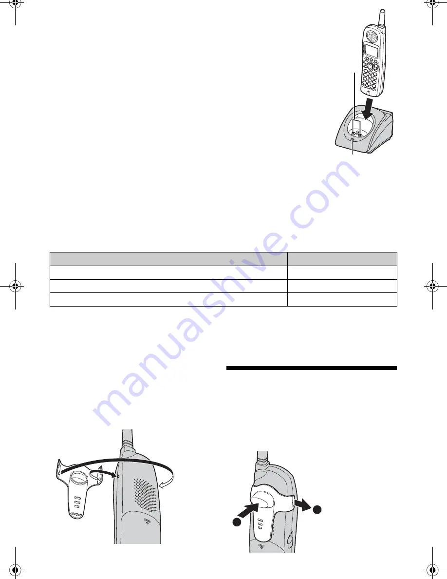 Panasonic KX-TGA520M - Accessory Handset For KX-TG5200M Series Expandable... Скачать руководство пользователя страница 8