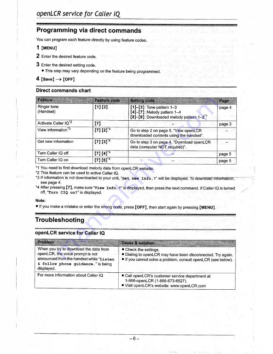 Panasonic KX-TGA560B - Cordless Extension Handset Installation Manual Download Page 22