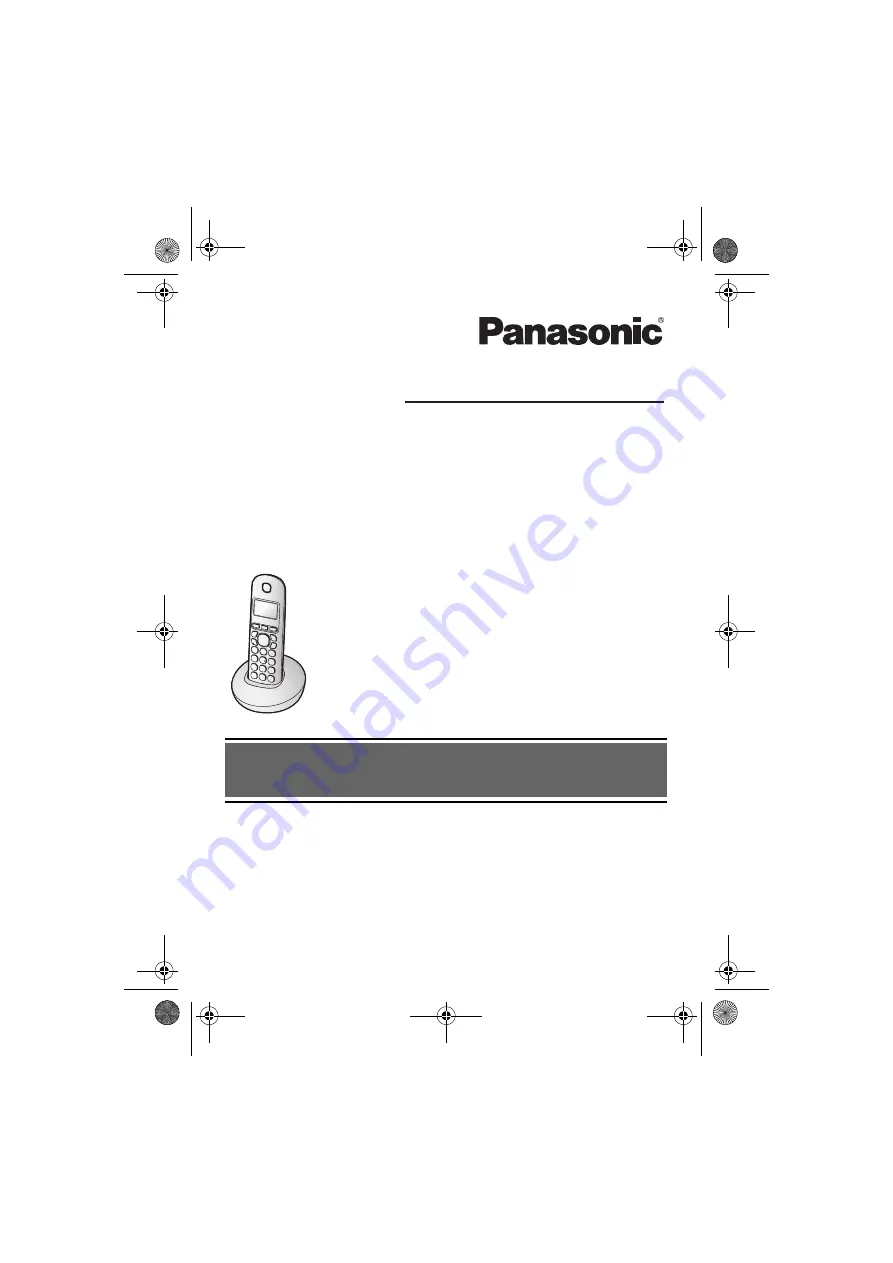 Panasonic KX-TGB212FX Скачать руководство пользователя страница 1