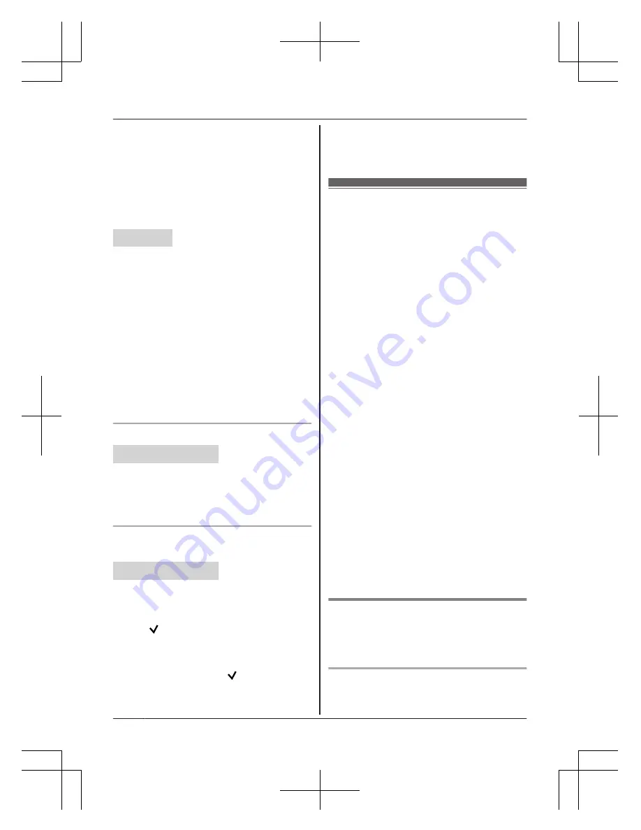 Panasonic KX-TGF340 Operating Instructions Manual Download Page 36