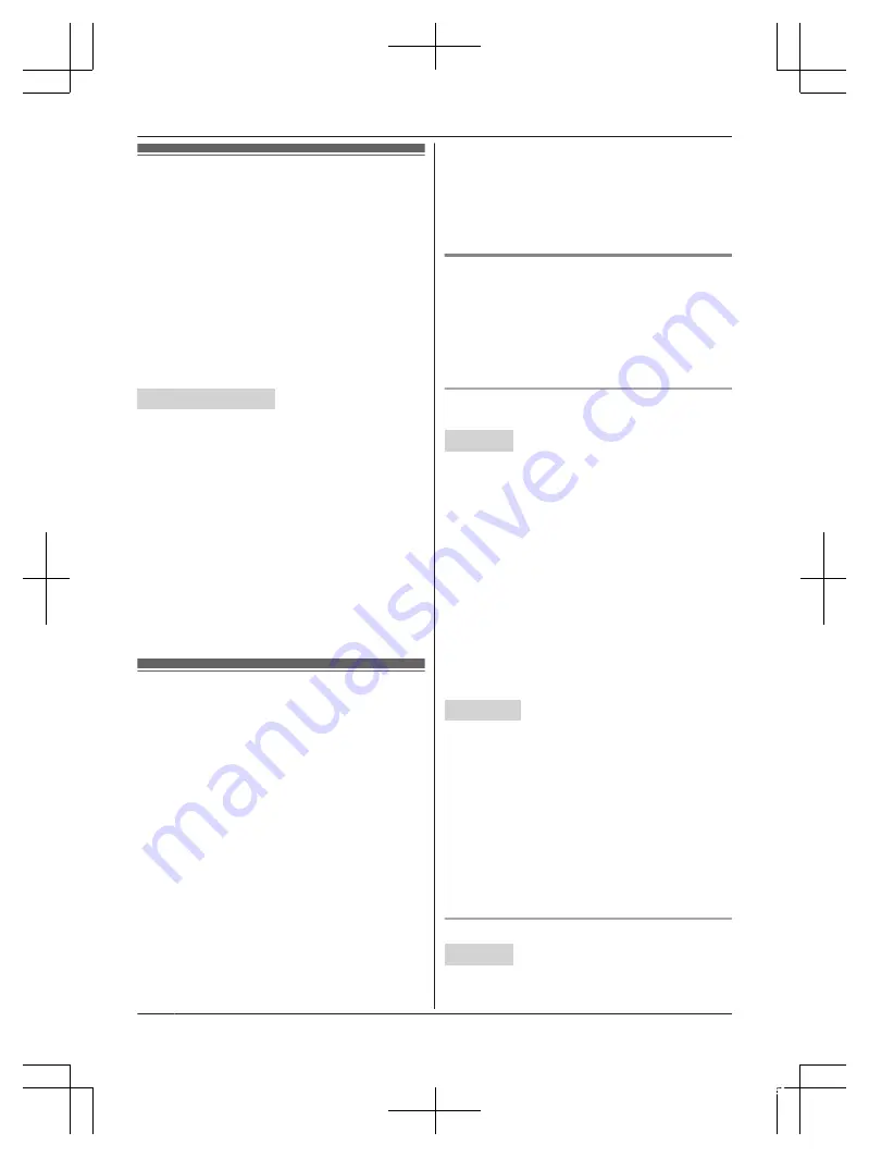 Panasonic KX-TGF352 Operating Instructions Manual Download Page 20