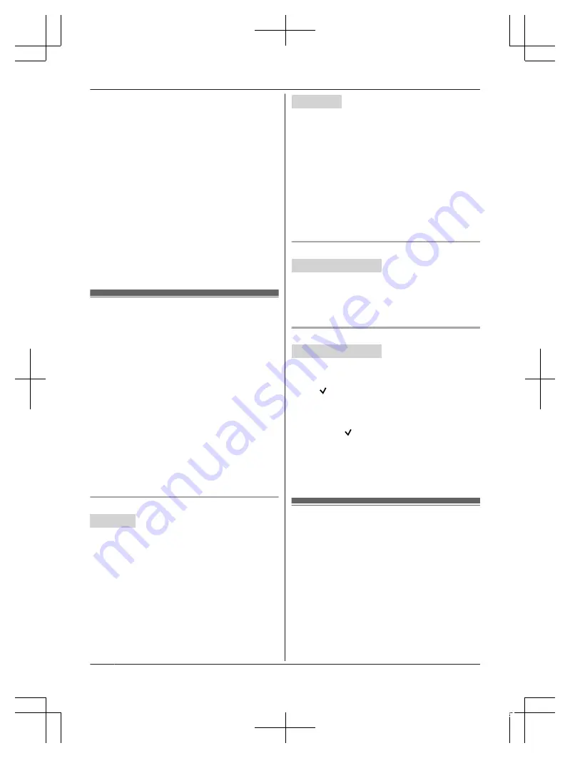 Panasonic KX-TGF352 Operating Instructions Manual Download Page 34