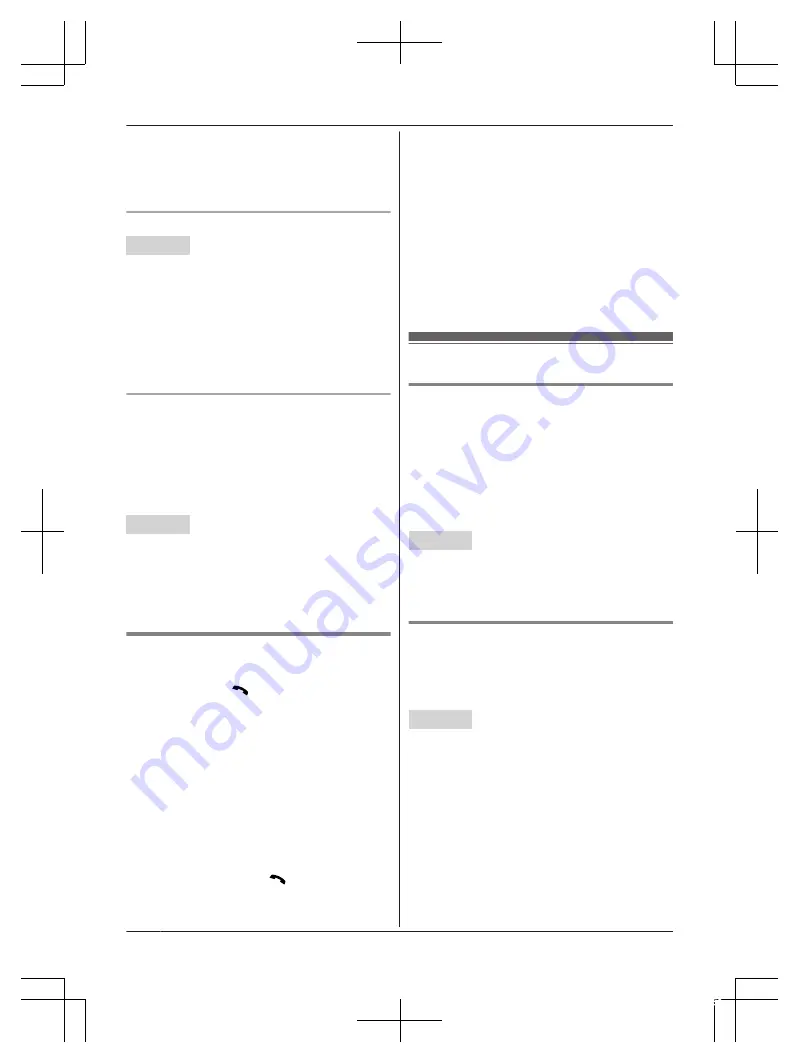 Panasonic KX-TGF352 Operating Instructions Manual Download Page 36