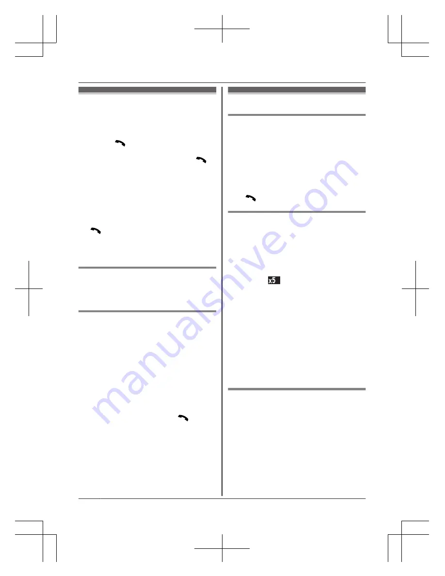 Panasonic KX-TGL430 Operating Instructions Manual Download Page 14