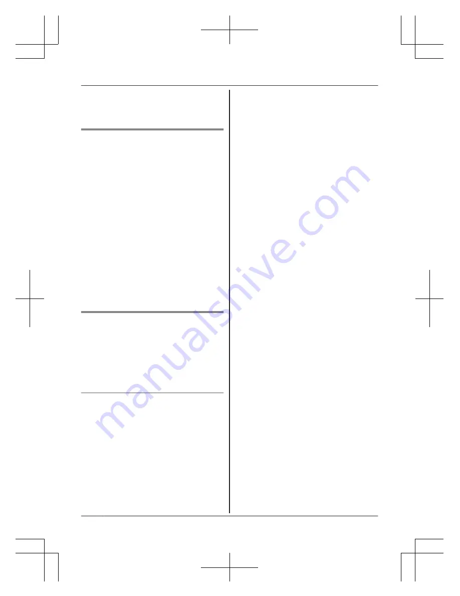 Panasonic KX-TGL430 Operating Instructions Manual Download Page 40