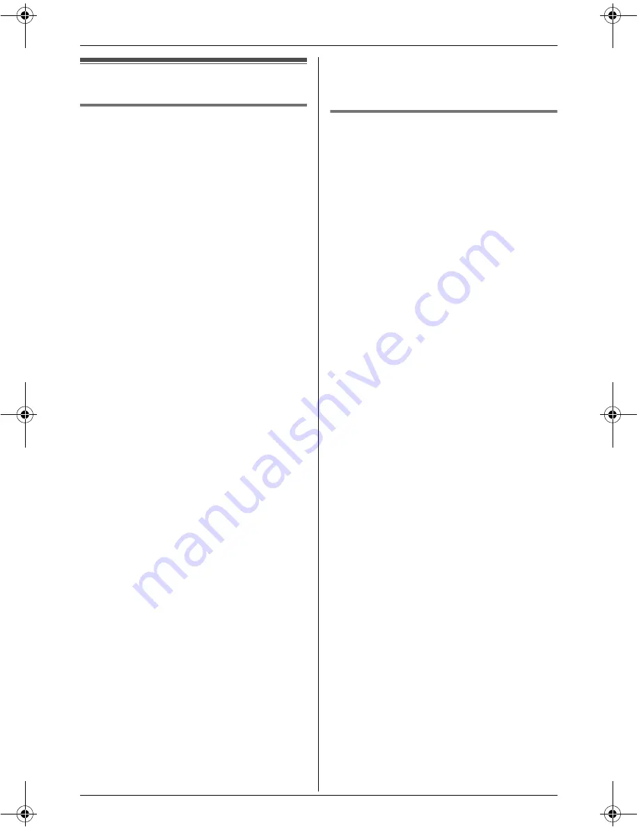 Panasonic KX-THA11 - MULTI TALK V Digital Cordless... Operating Instructions Manual Download Page 15