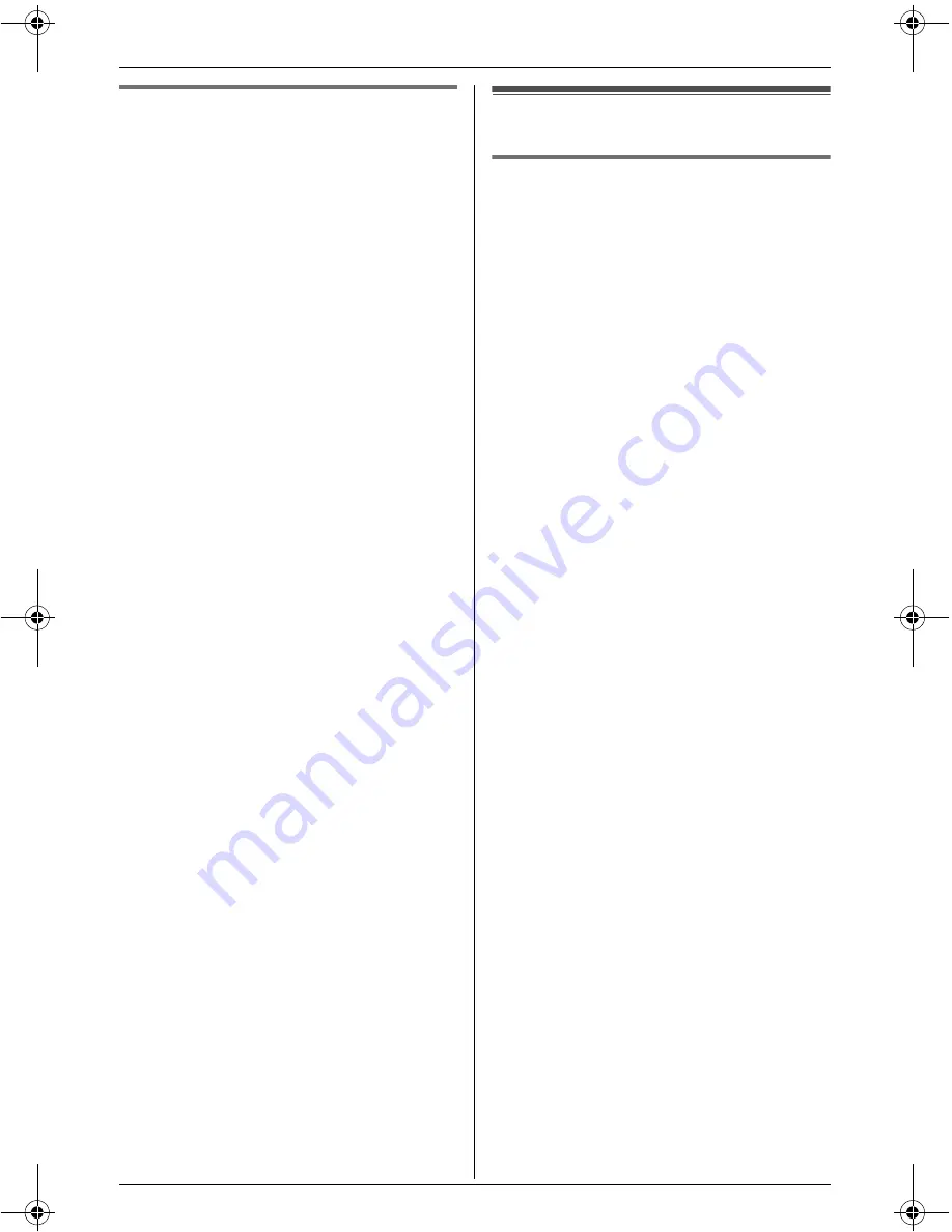 Panasonic KX-THA11 - MULTI TALK V Digital Cordless... Operating Instructions Manual Download Page 28