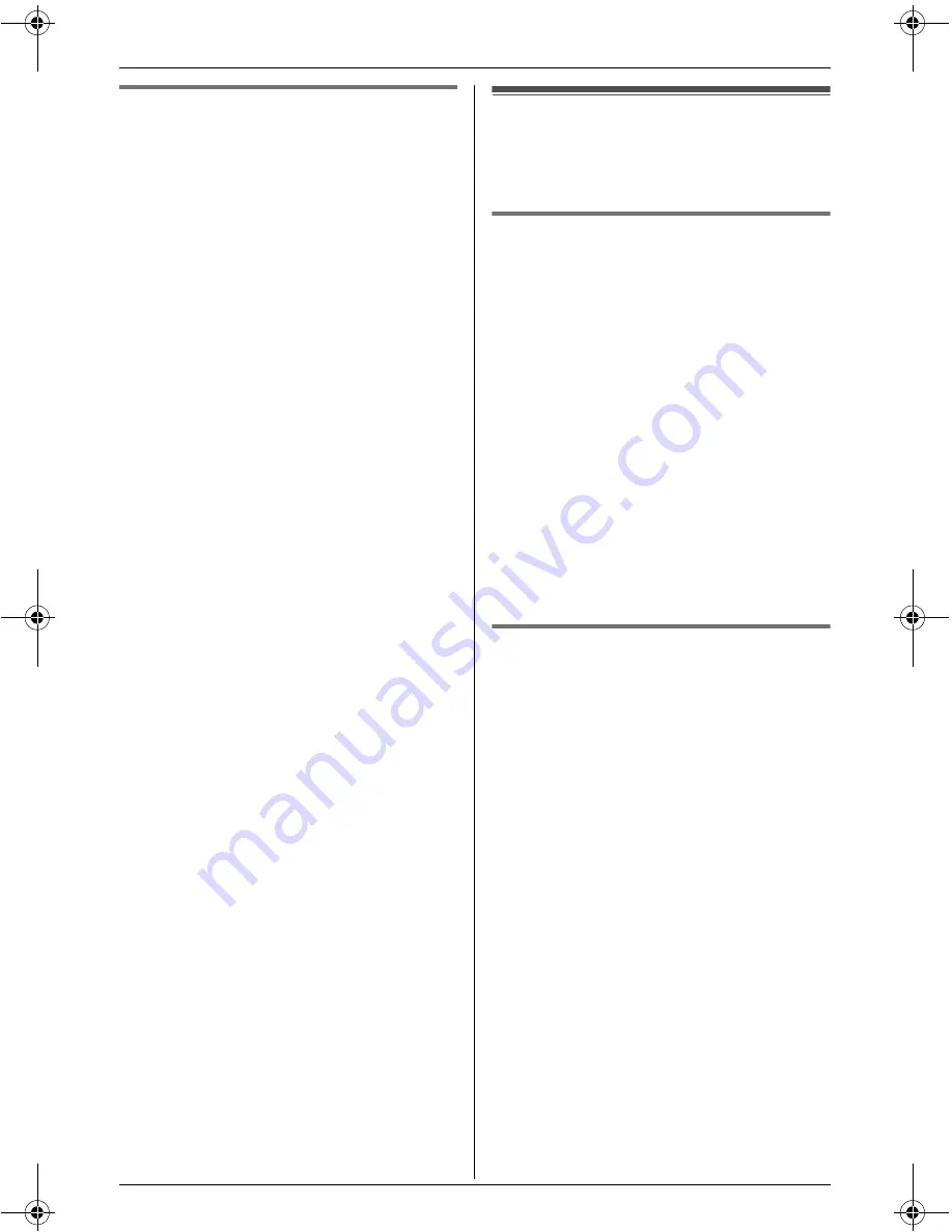 Panasonic KX-THA11 - MULTI TALK V Digital Cordless... Operating Instructions Manual Download Page 29