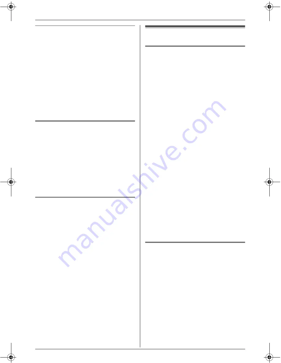 Panasonic KX-THA11 - MULTI TALK V Digital Cordless... Operating Instructions Manual Download Page 33