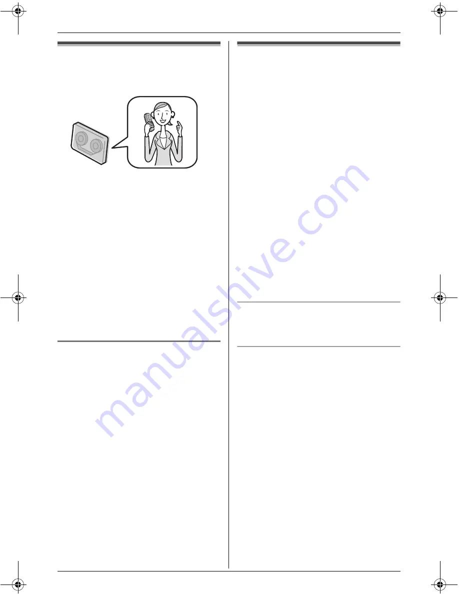 Panasonic KX-THA11 - MULTI TALK V Digital Cordless... Operating Instructions Manual Download Page 37