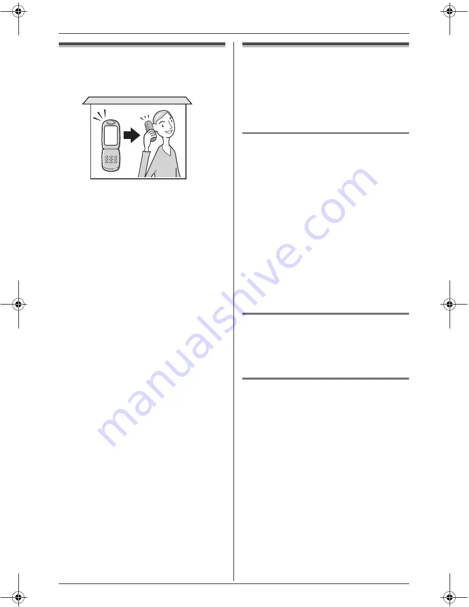 Panasonic KX-THA11 - MULTI TALK V Digital Cordless... Operating Instructions Manual Download Page 40