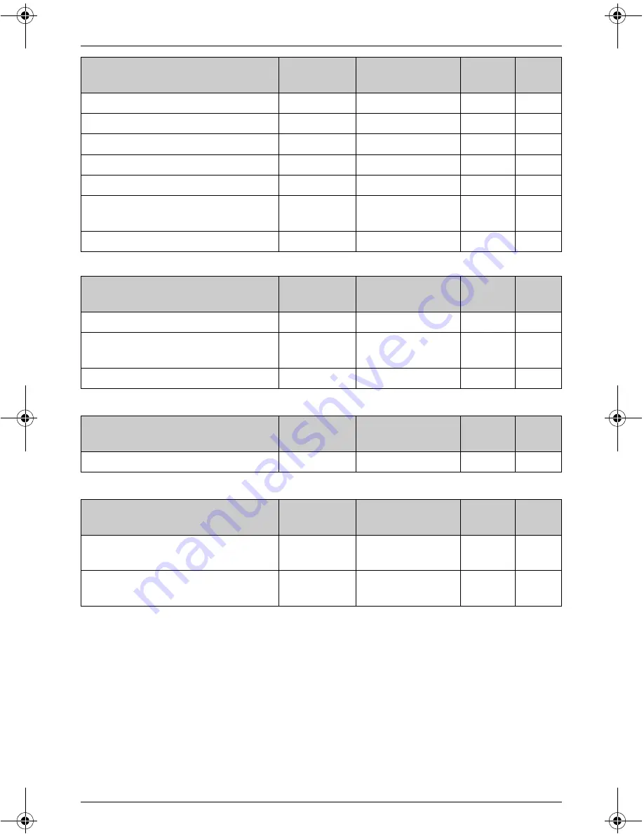 Panasonic KX-THA11 - MULTI TALK V Digital Cordless... Operating Instructions Manual Download Page 61