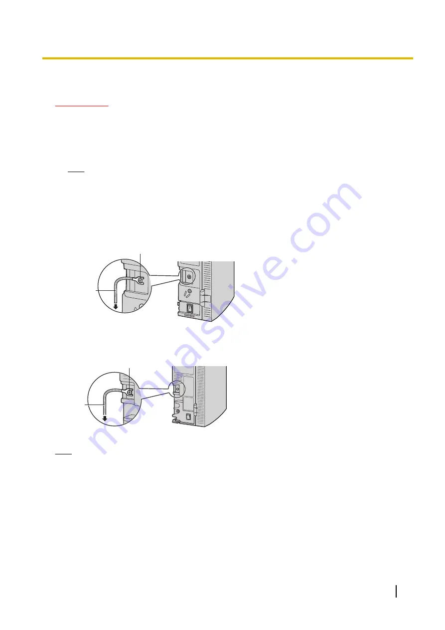 Panasonic KX-TVM50 Installation Manual Download Page 67