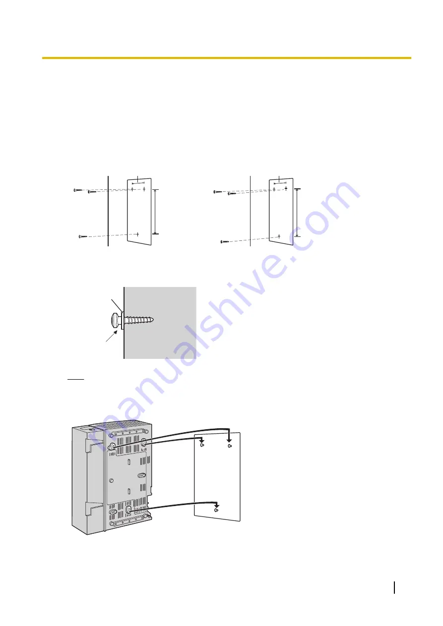 Panasonic KX-TVM50 Installation Manual Download Page 73