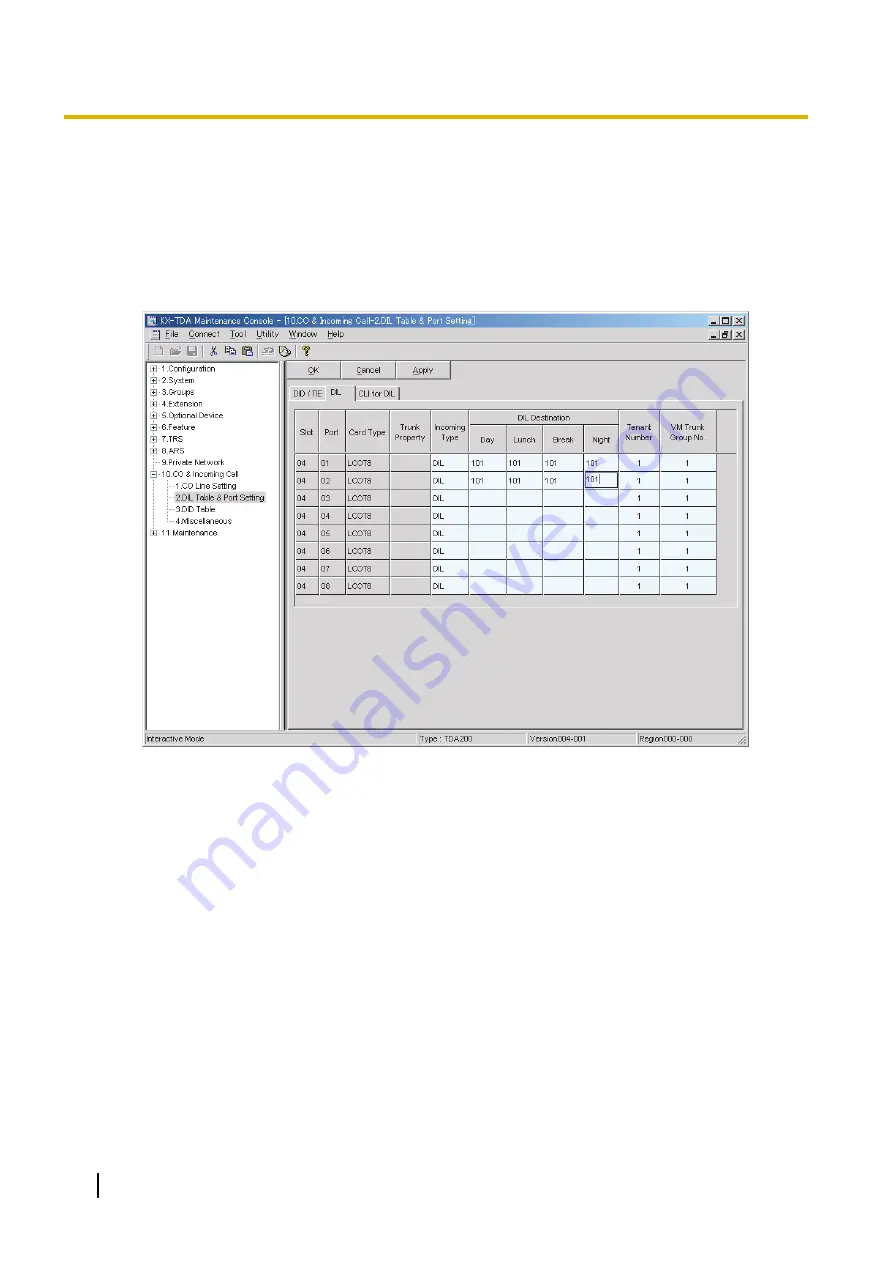 Panasonic KX-TVM50 Installation Manual Download Page 98