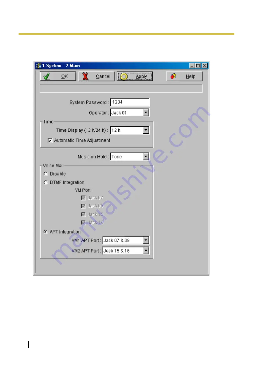 Panasonic KX-TVM50 Installation Manual Download Page 106