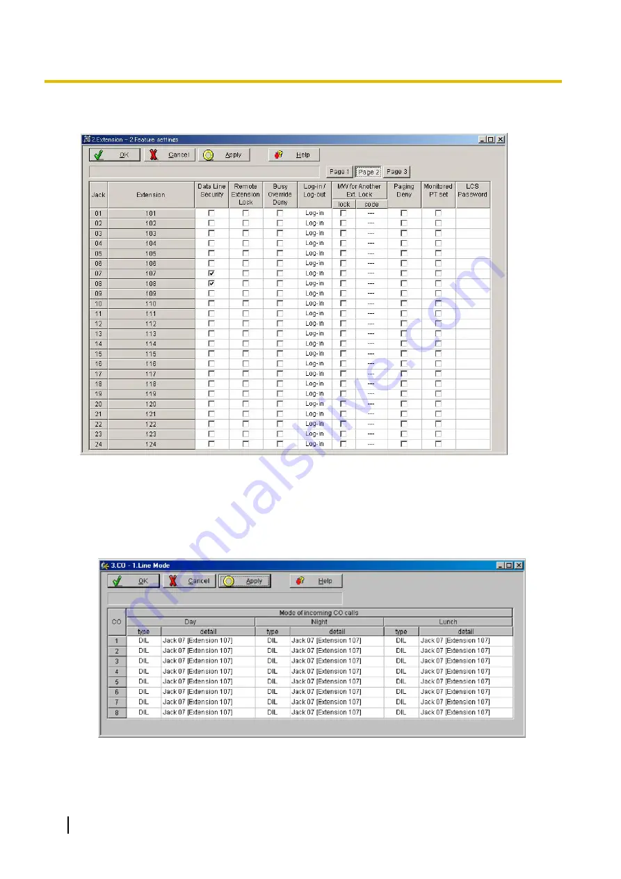 Panasonic KX-TVM50 Installation Manual Download Page 142