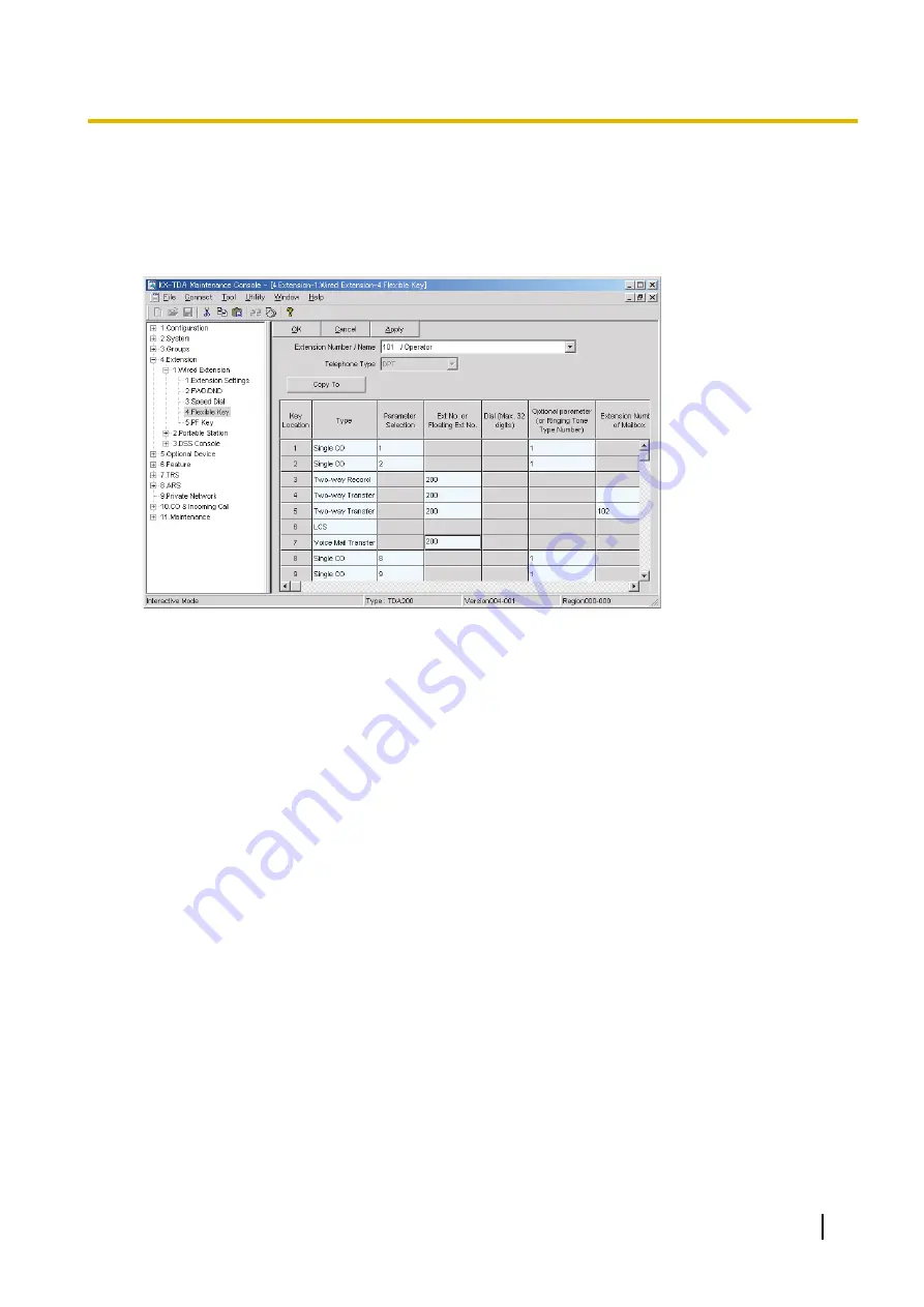 Panasonic KX-TVM50 Installation Manual Download Page 179