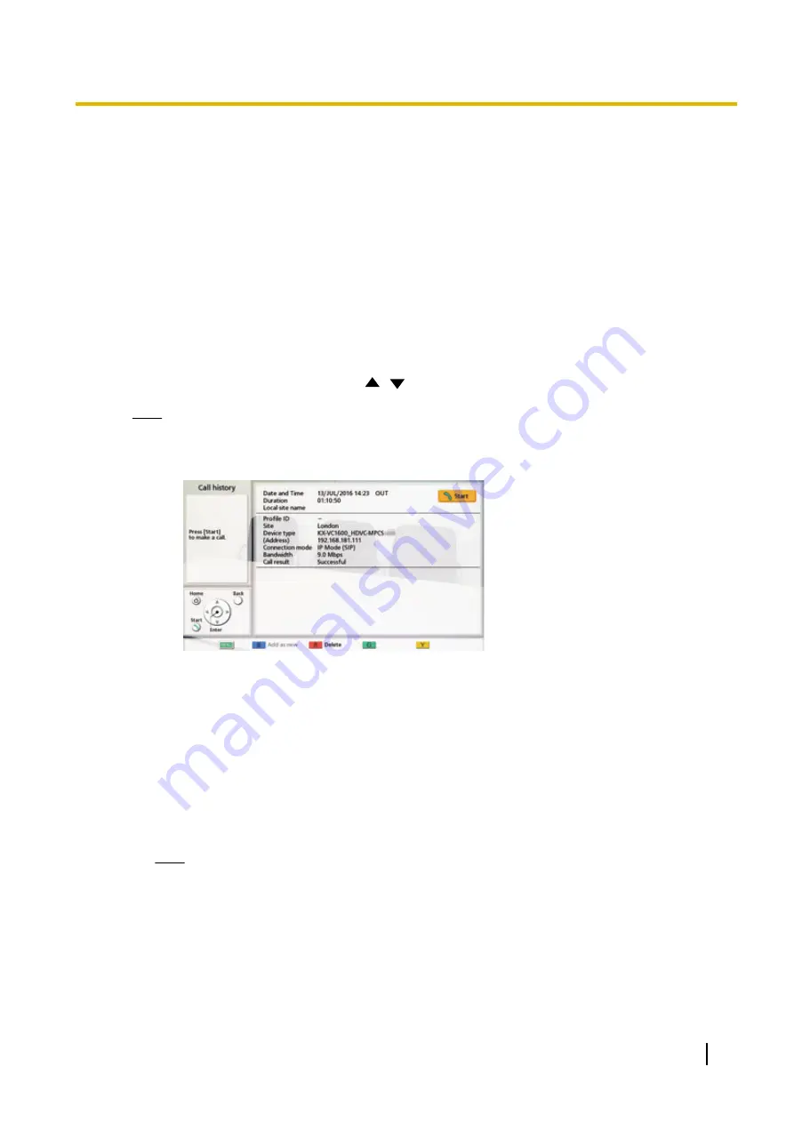 Panasonic KX-VC1600 User Manual Download Page 57