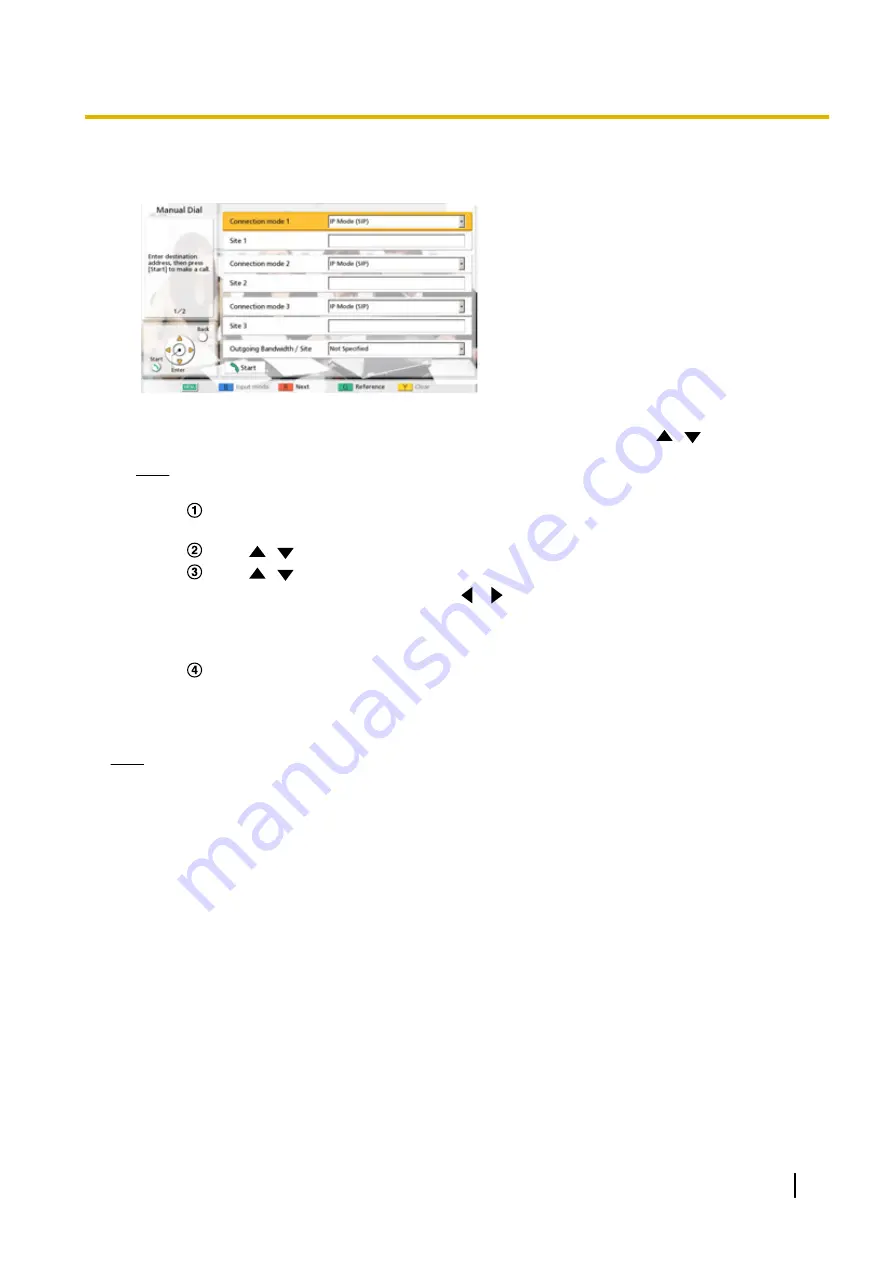 Panasonic KX-VC1600SX User Manual Download Page 61