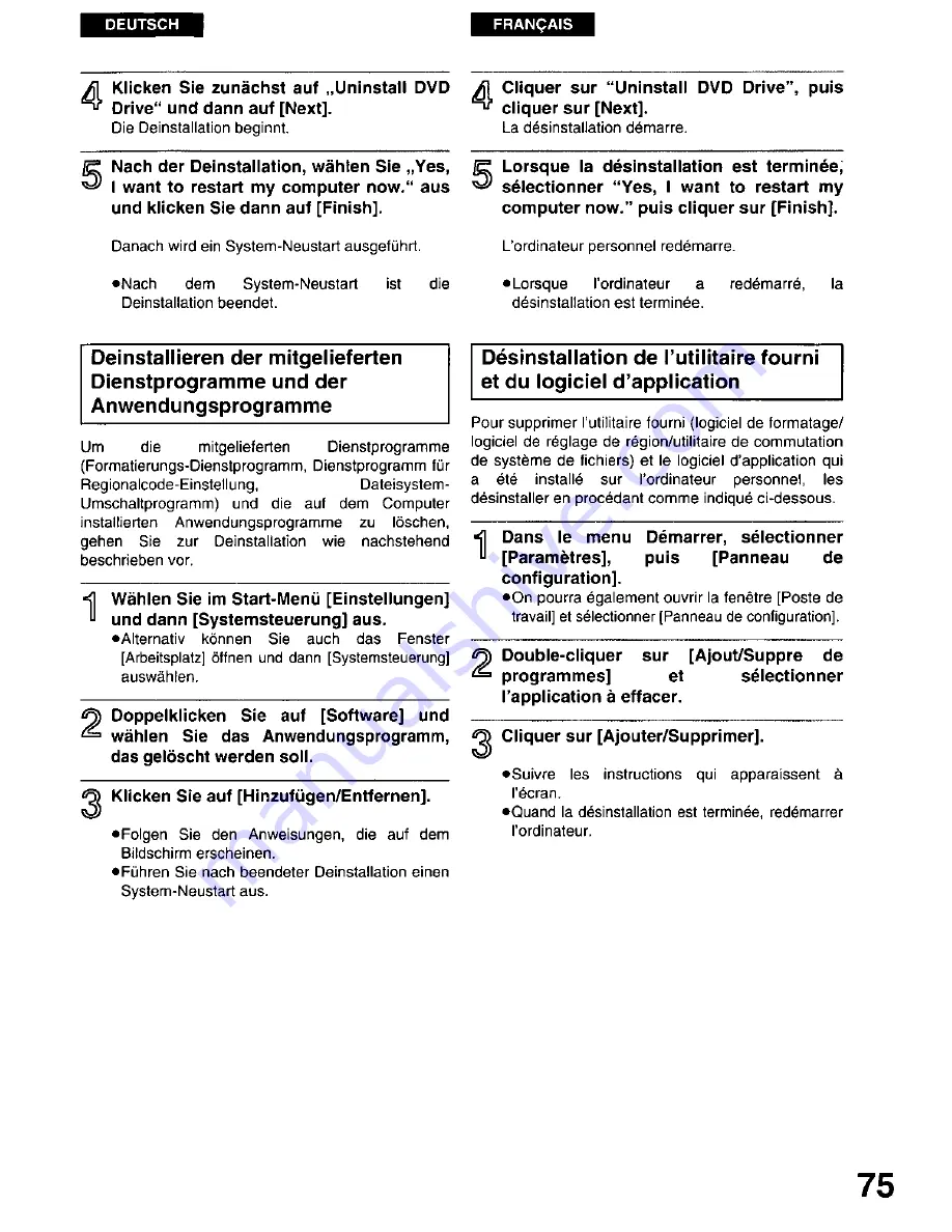 Panasonic LF-D103E User Manual Download Page 75