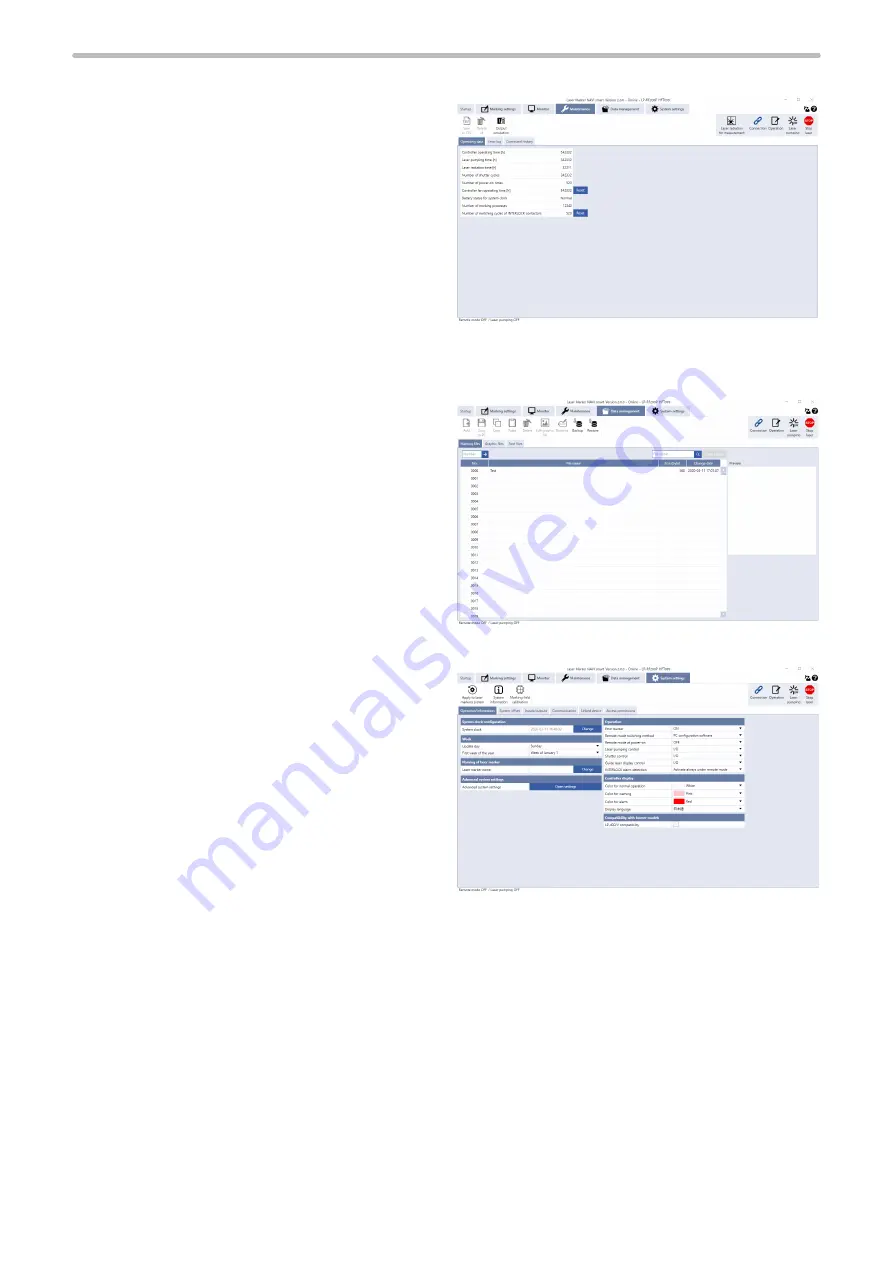 Panasonic LP-RF Series Setup & Maintenance Manual Download Page 66