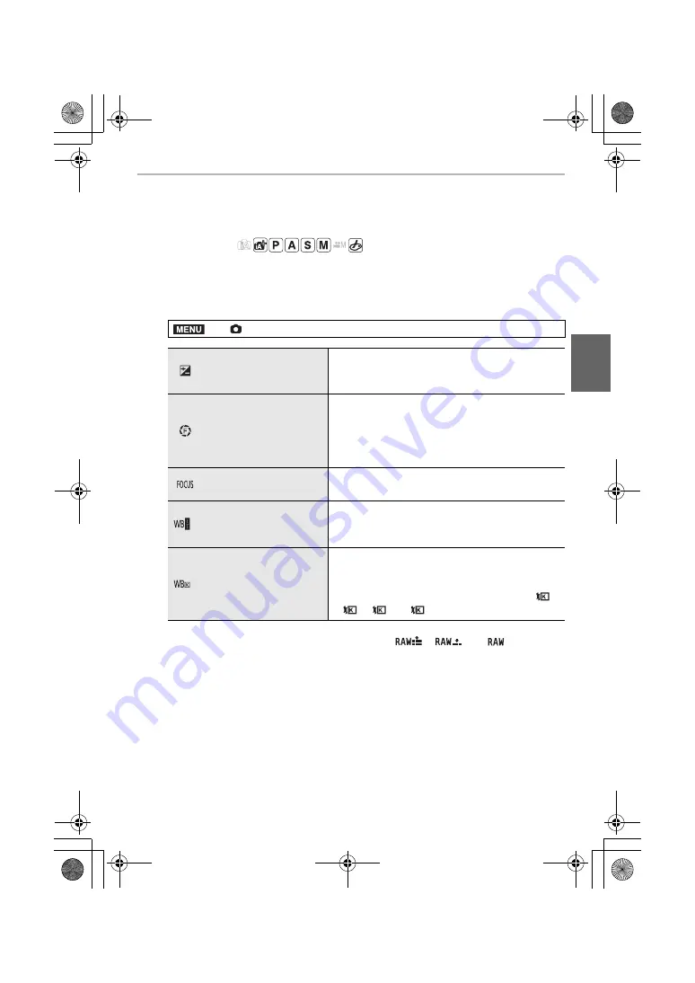 Panasonic Lumix DC-GH5KBODY Basic Operating Instructions Manual Download Page 47