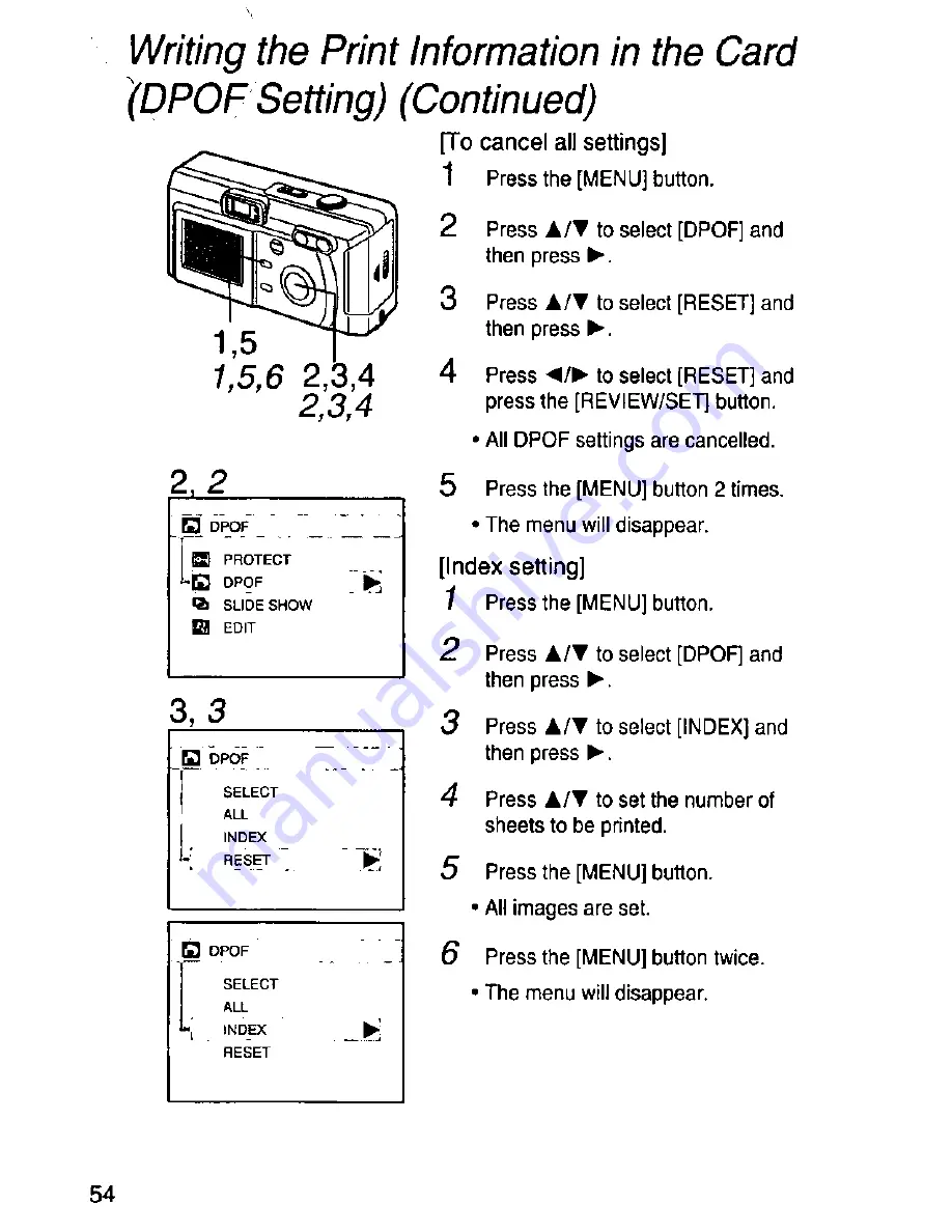 Panasonic Lumix DMC-F7 User Manual Download Page 54