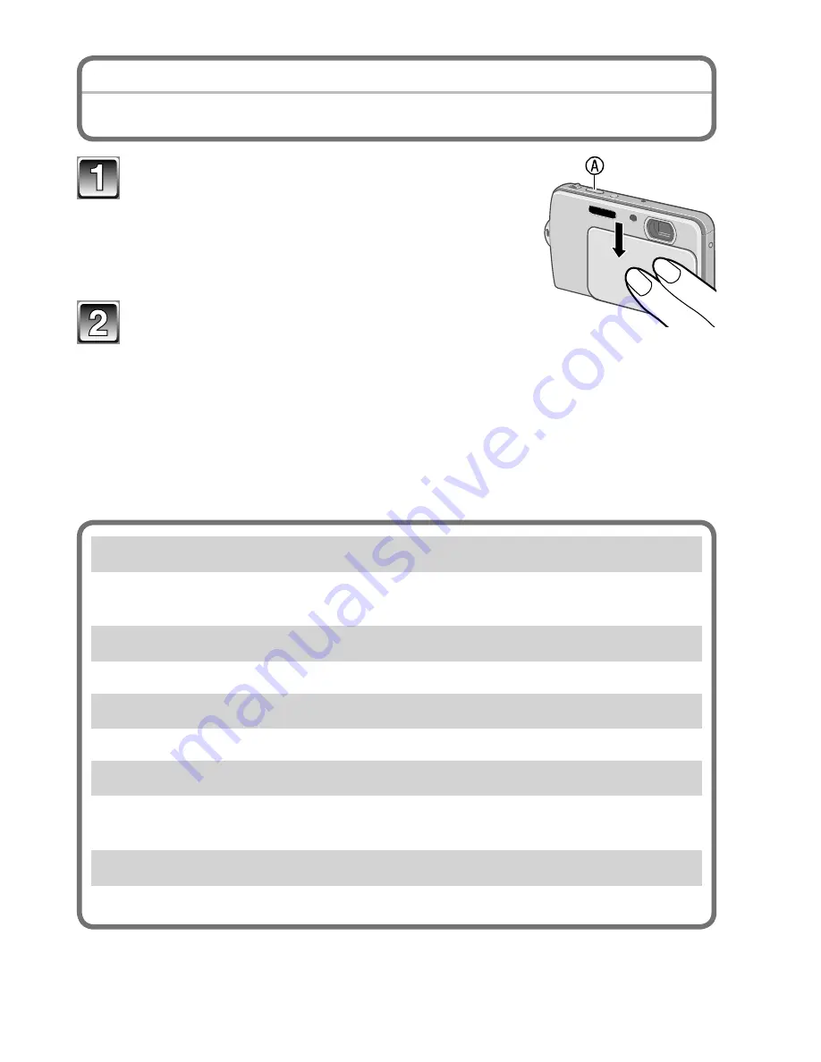 Panasonic Lumix DMC-FP5 Basic Operating Instructions Manual Download Page 21