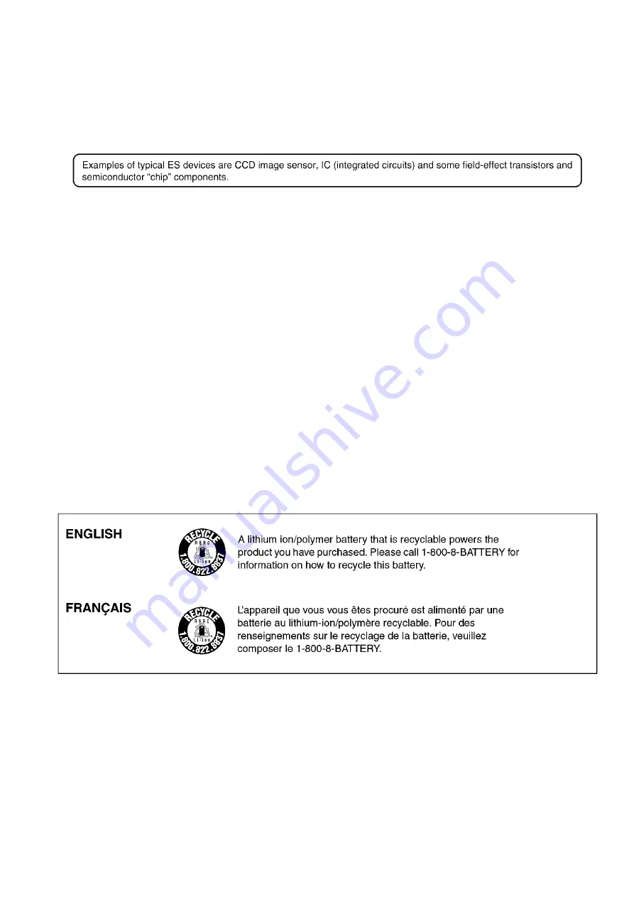 Panasonic Lumix DMC-FX33P Service Manual Download Page 5