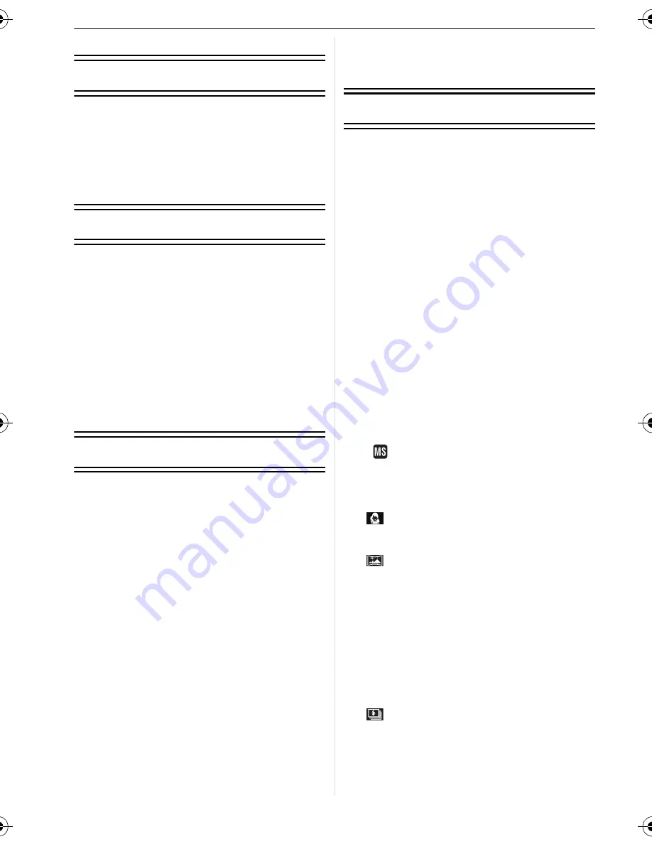 Panasonic LUMIX DMC-FX580 Operating Instructions Manual Download Page 6