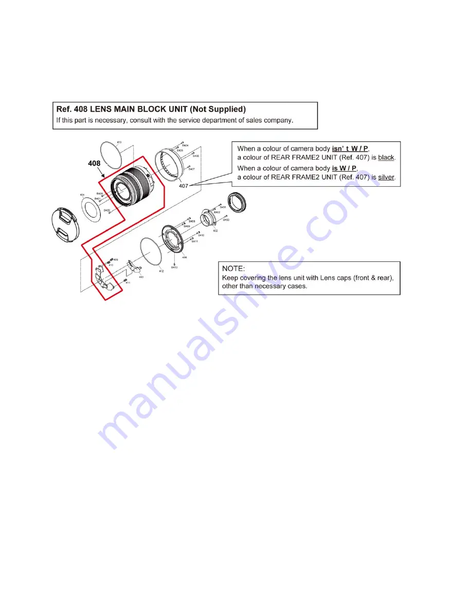 Panasonic Lumix DMC-GF3KPP Service Manual Download Page 12