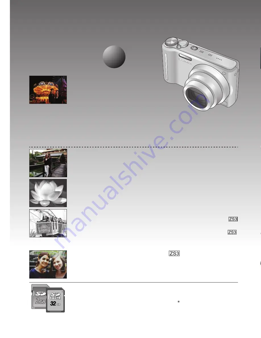 Panasonic LUMIX DMC-ZS1 Operating Instructions Manual Download Page 6