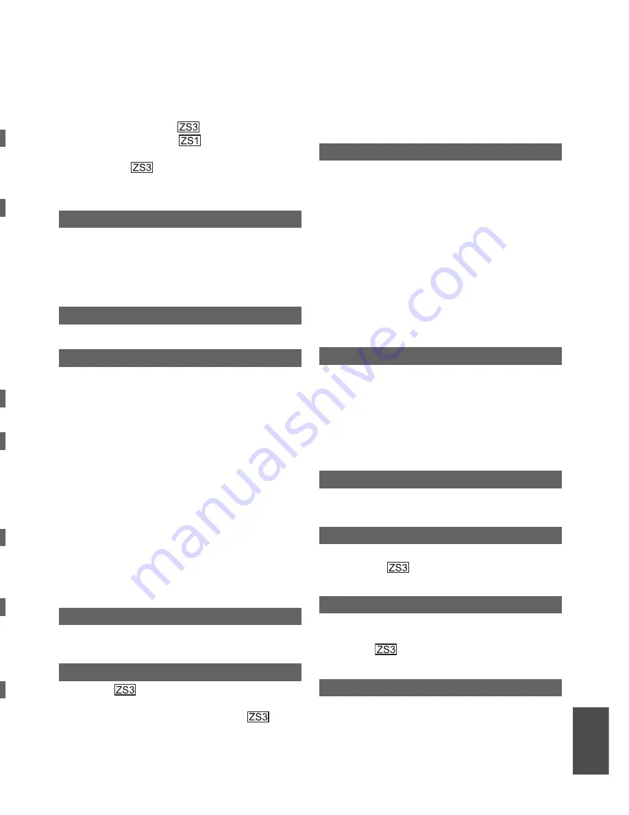 Panasonic LUMIX DMC-ZS1 Operating Instructions Manual Download Page 141