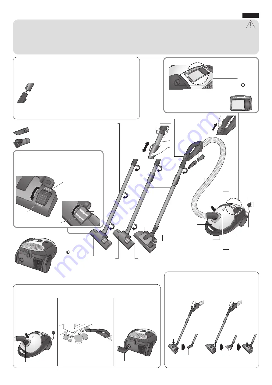 Panasonic MC-CJ915 Operating Instructions Manual Download Page 8