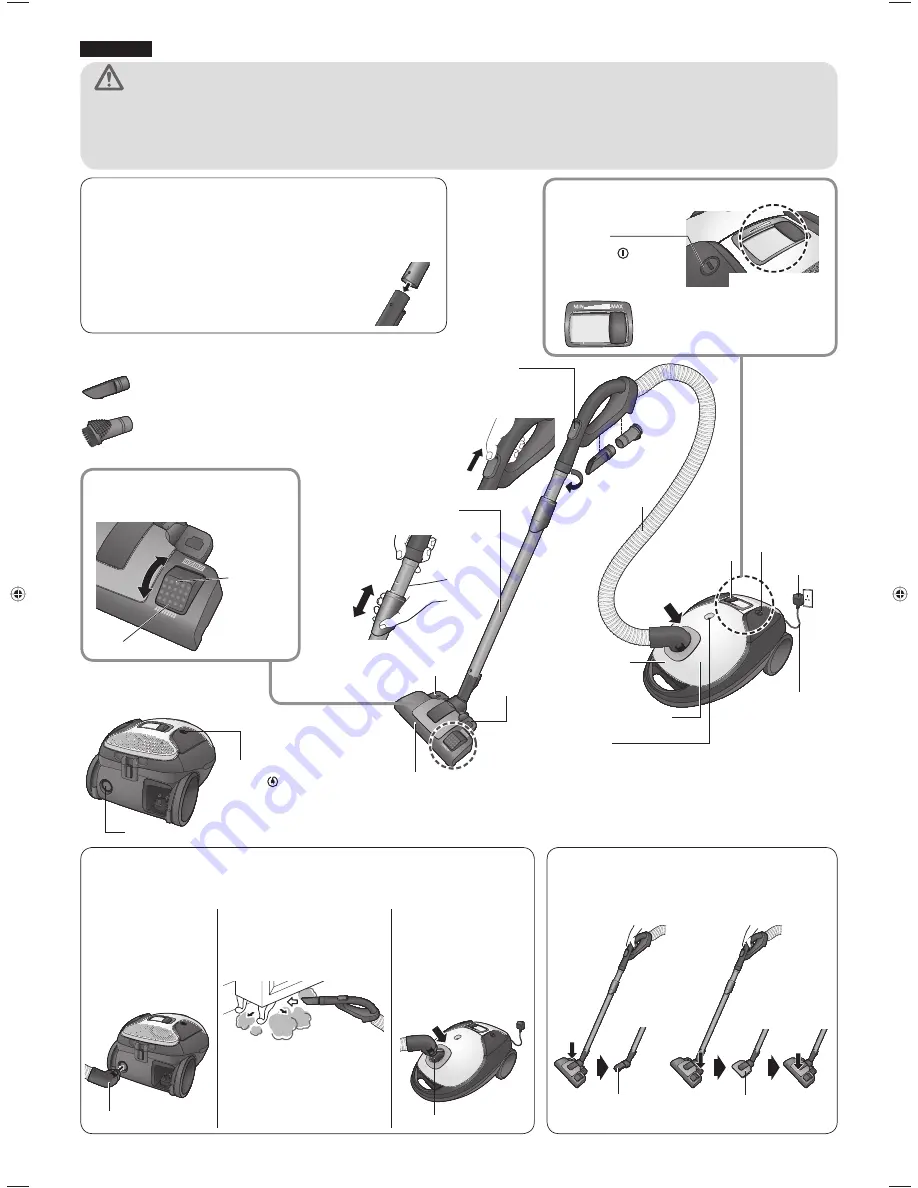 Panasonic MC-CJ919 Operating Instructions Manual Download Page 4