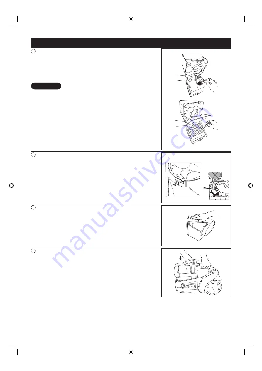 Panasonic MC-CL779 Operating Instructions Manual Download Page 12