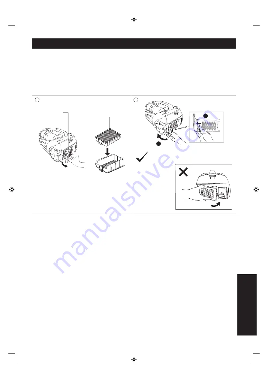 Panasonic MC-CL779 Operating Instructions Manual Download Page 15