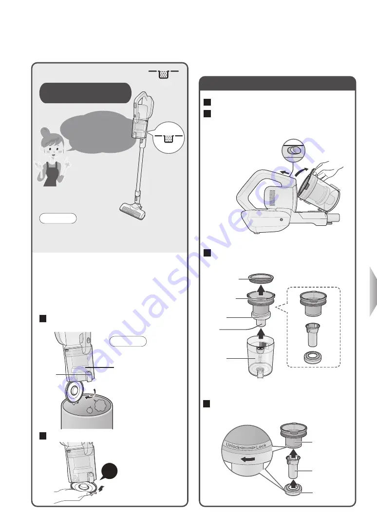 Panasonic MC-SBV01W543 Operating Instructions Manual Download Page 30