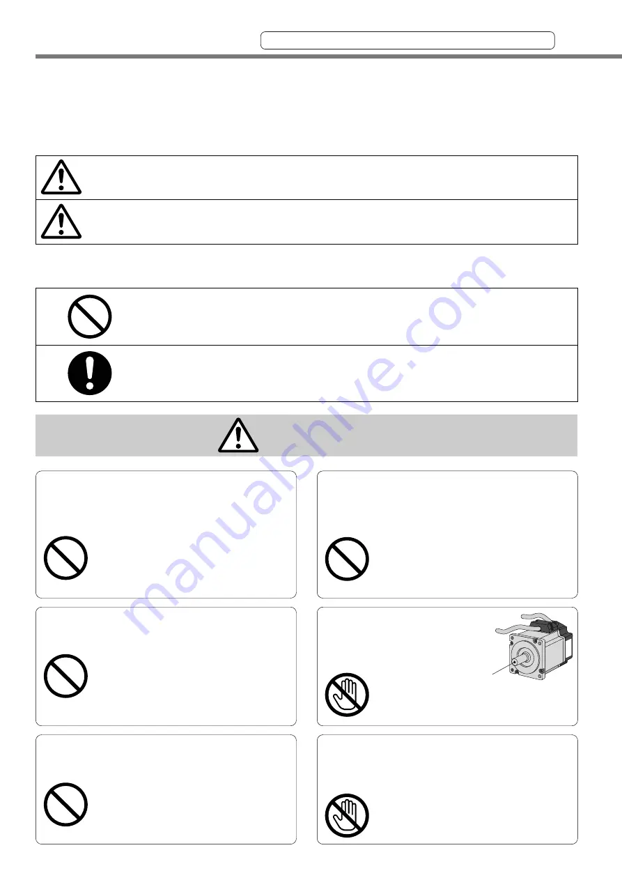 Panasonic MINAS A4P Series Instruction Manual Download Page 8