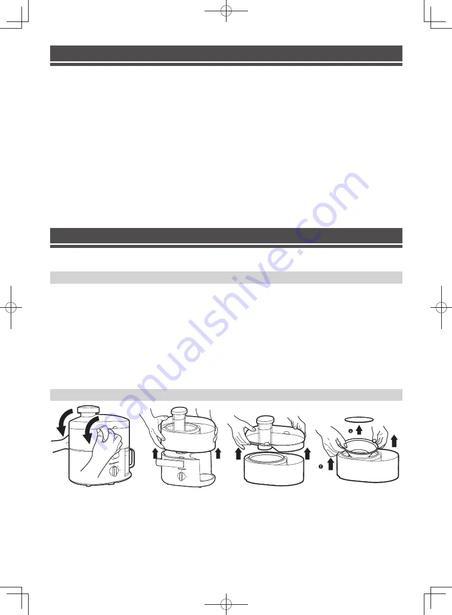 Panasonic MJ-CS100WSK Operating Instructions Manual Download Page 7