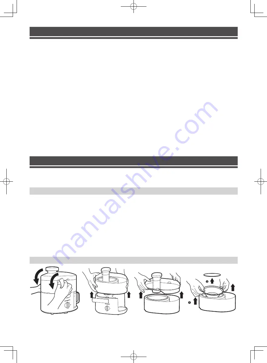 Panasonic MJ-CS100WSK Operating Instructions Manual Download Page 23