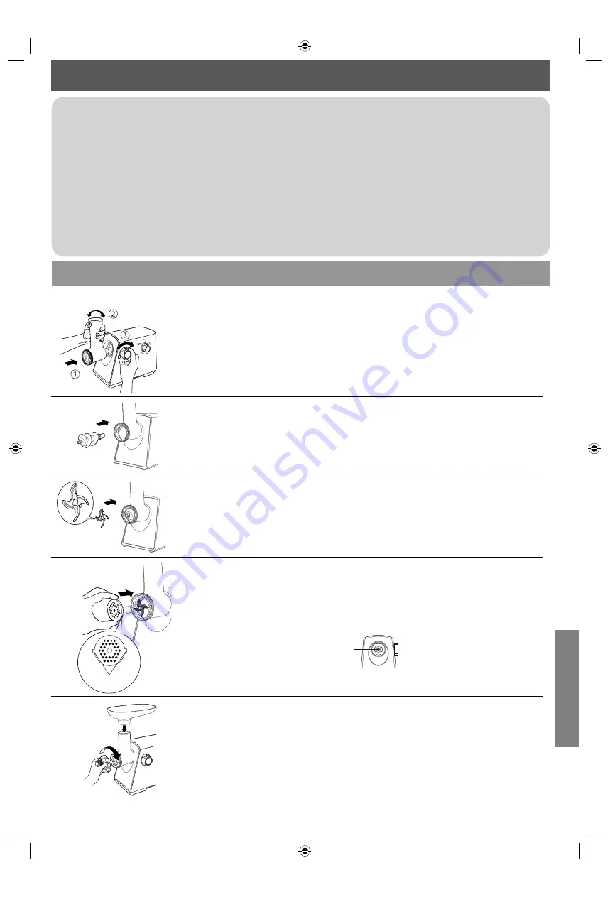 Panasonic MK-GM1700 Operating Instructions Manual Download Page 21